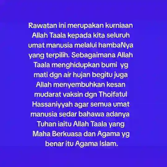 RAWATAN AEFI MALAYSIA & NUSANTARA oleh THOIFATUL HASSANIYYAH