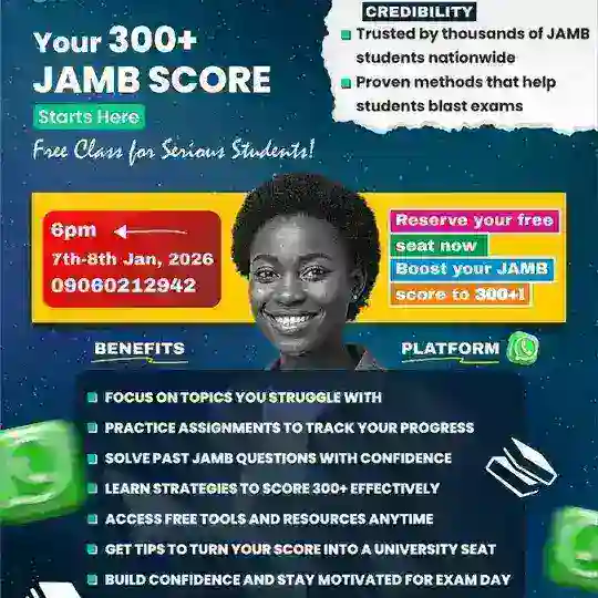 WAEC, NECO, JAMB 2026 Free Tutorial