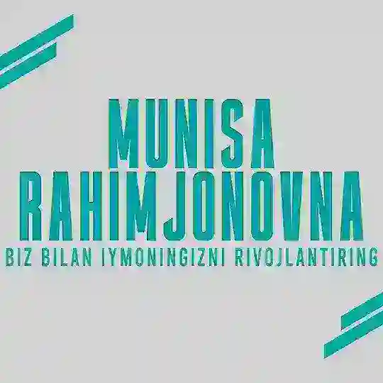 MUNISA RAHIMJONOVNA❤️