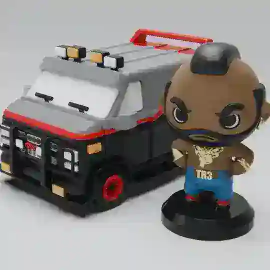 Full Plakit, Chibi, Funko STL FREE