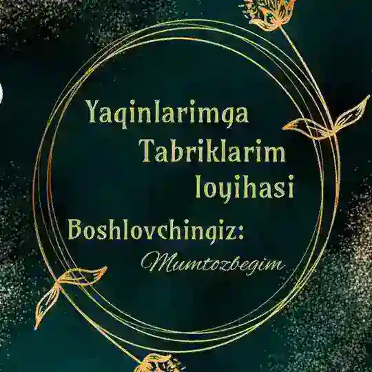 YAQINLARIMGA TABRIKLARIM