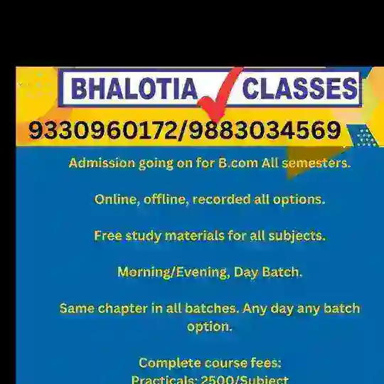 Bhalotia classes (All sem group)