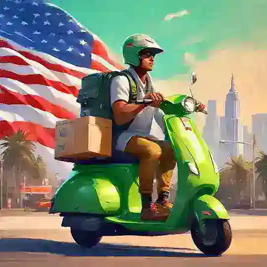 ДОСТАВЩИК США 🇺🇸🍟 Uber Eats / Doordash USA
