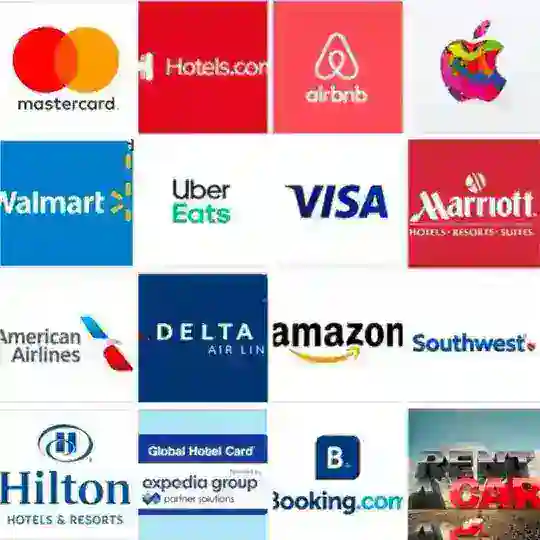 GIFT CARDS * BOOKING.COM * TICKETS * FLIGHT *