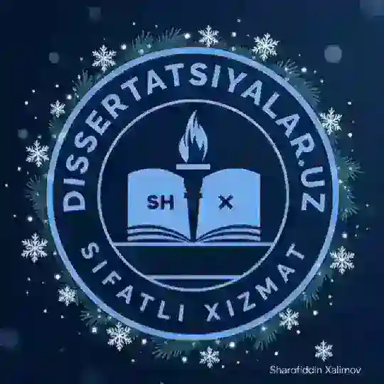 Dissertatsiyalar.uz | Proofreading xizmati