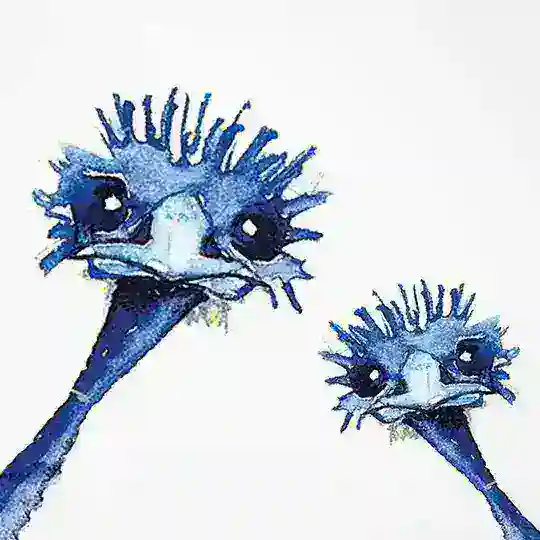 Ostrich Gathered