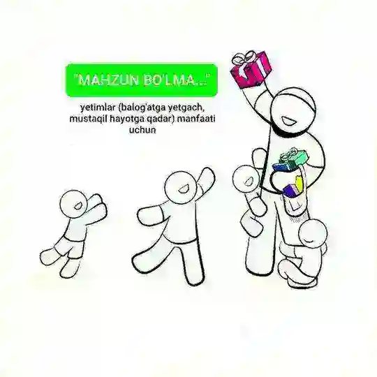 MAHZUN BO'LMA yetimlar manfaati