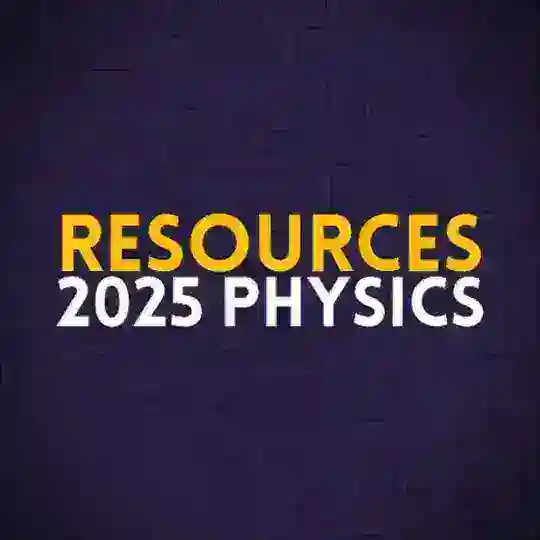 Resources 2025 Physics | Dr.Darshana Ukuwela