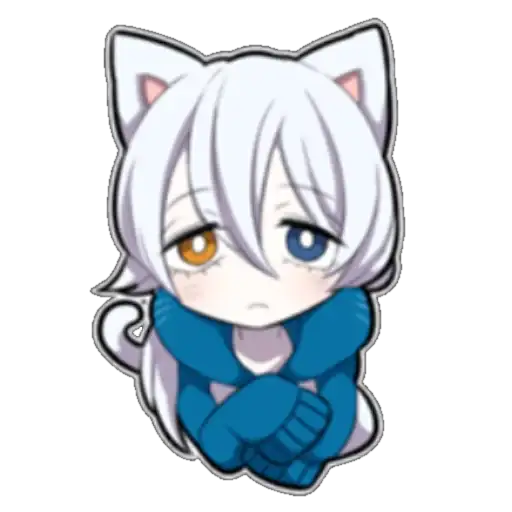 Shiro neko "blu"