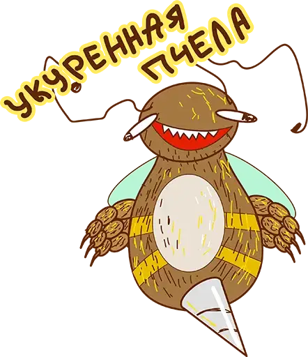 Crazy Bee @stickersb2b