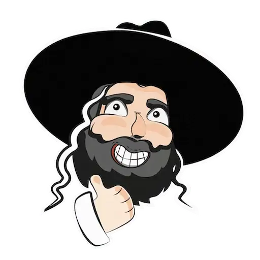 Jewish Stickers by JEvents